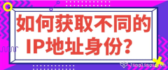 如何獲取不同的IP地址身份？